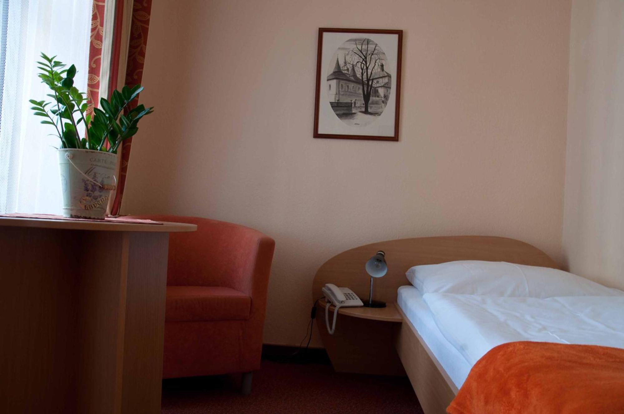 Hotel Paradies Teplice Bagian luar foto