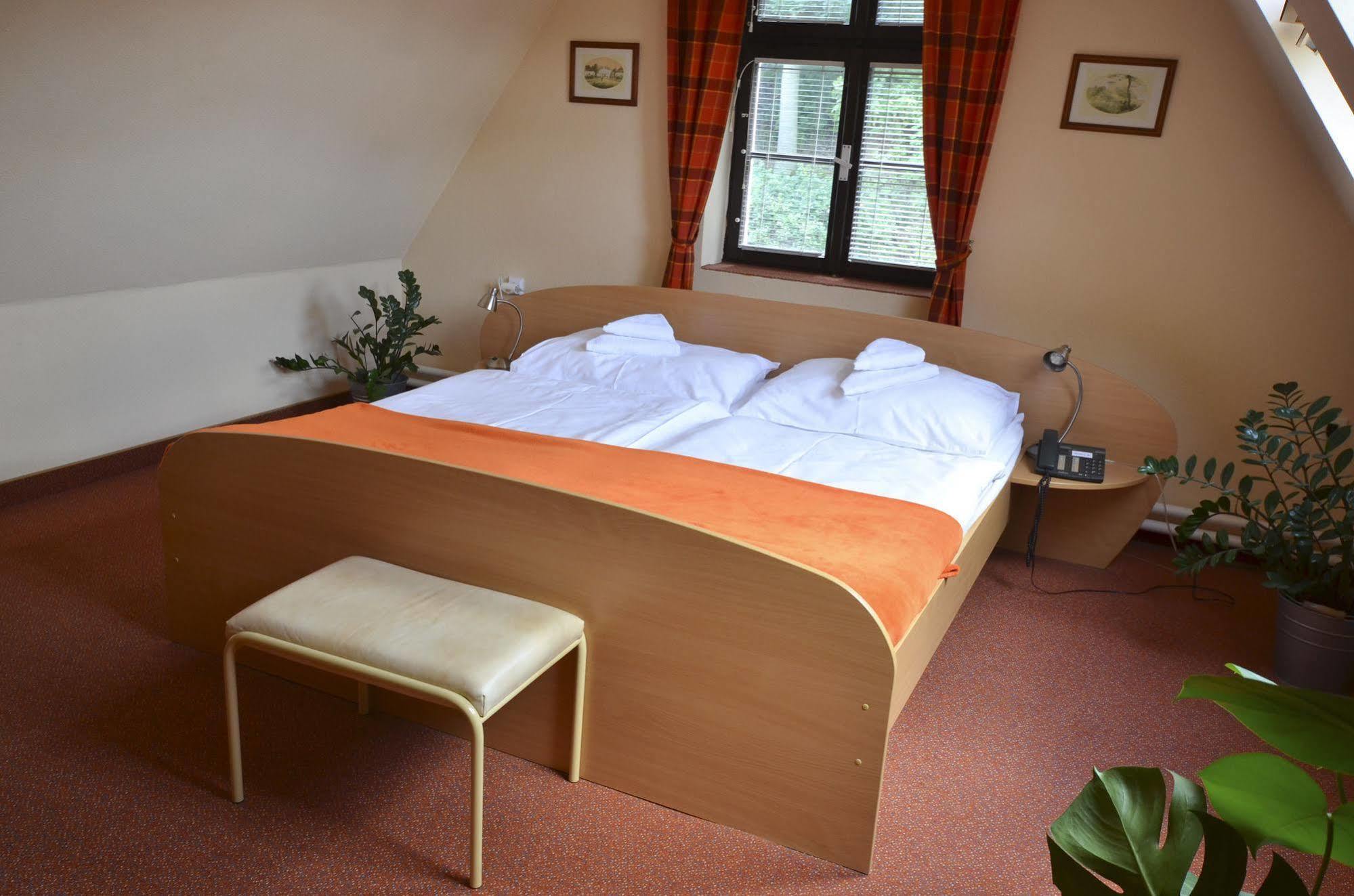 Hotel Paradies Teplice Bagian luar foto